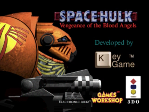 Space Hulk: Vengeance of the Blood Angels title screen for 3DO